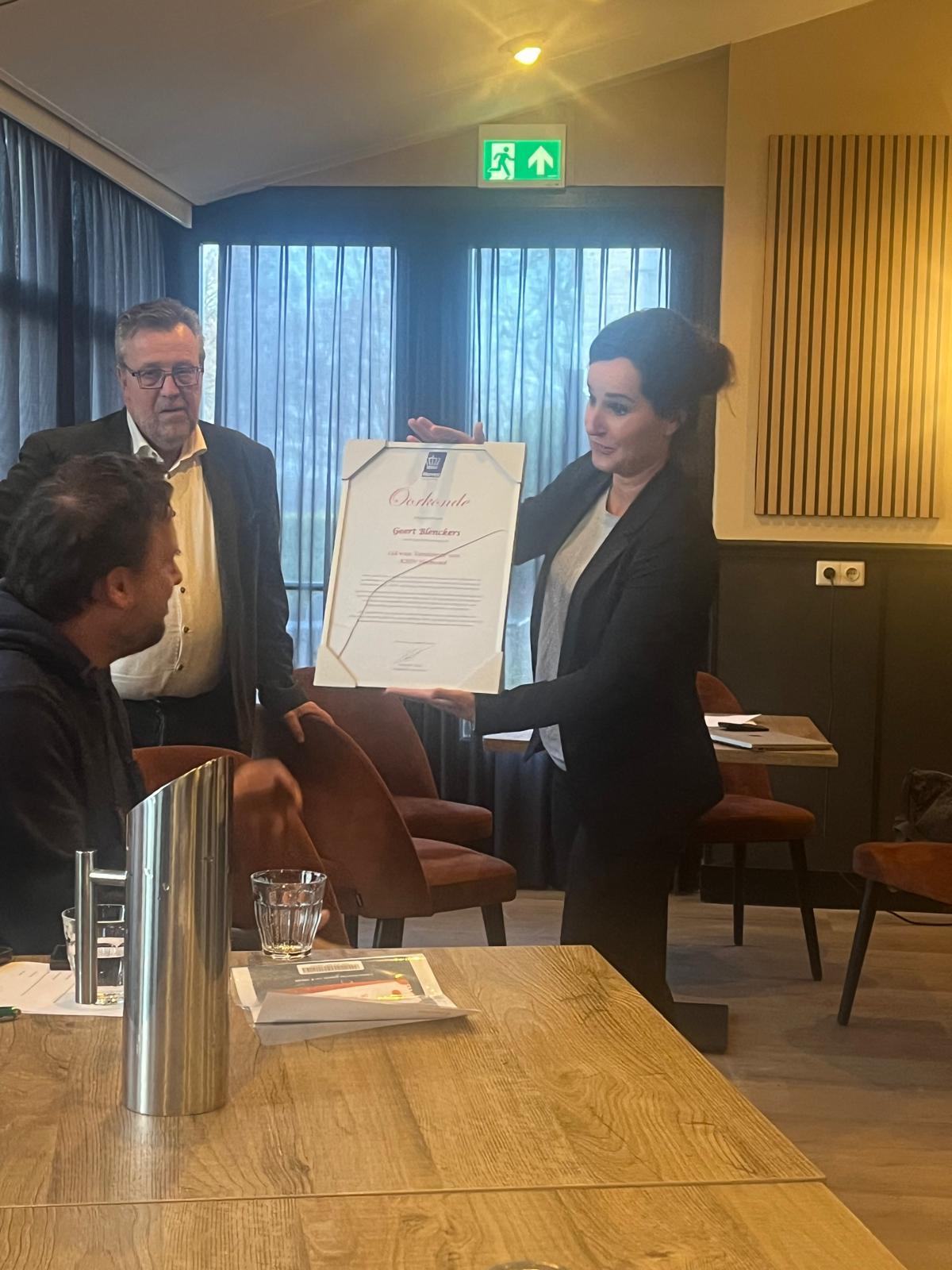 2026 01 20 Geert Lid van Verdienste