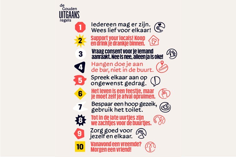 De Gouden Uitgaansregels Haarlem