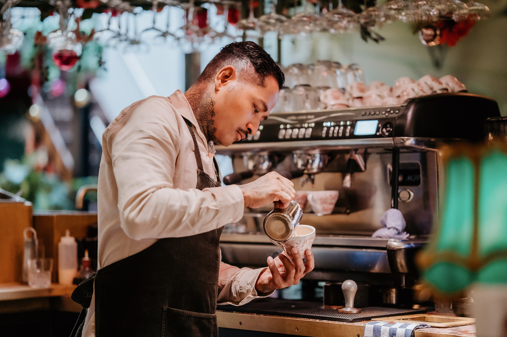 KHN Koffie barista bartender