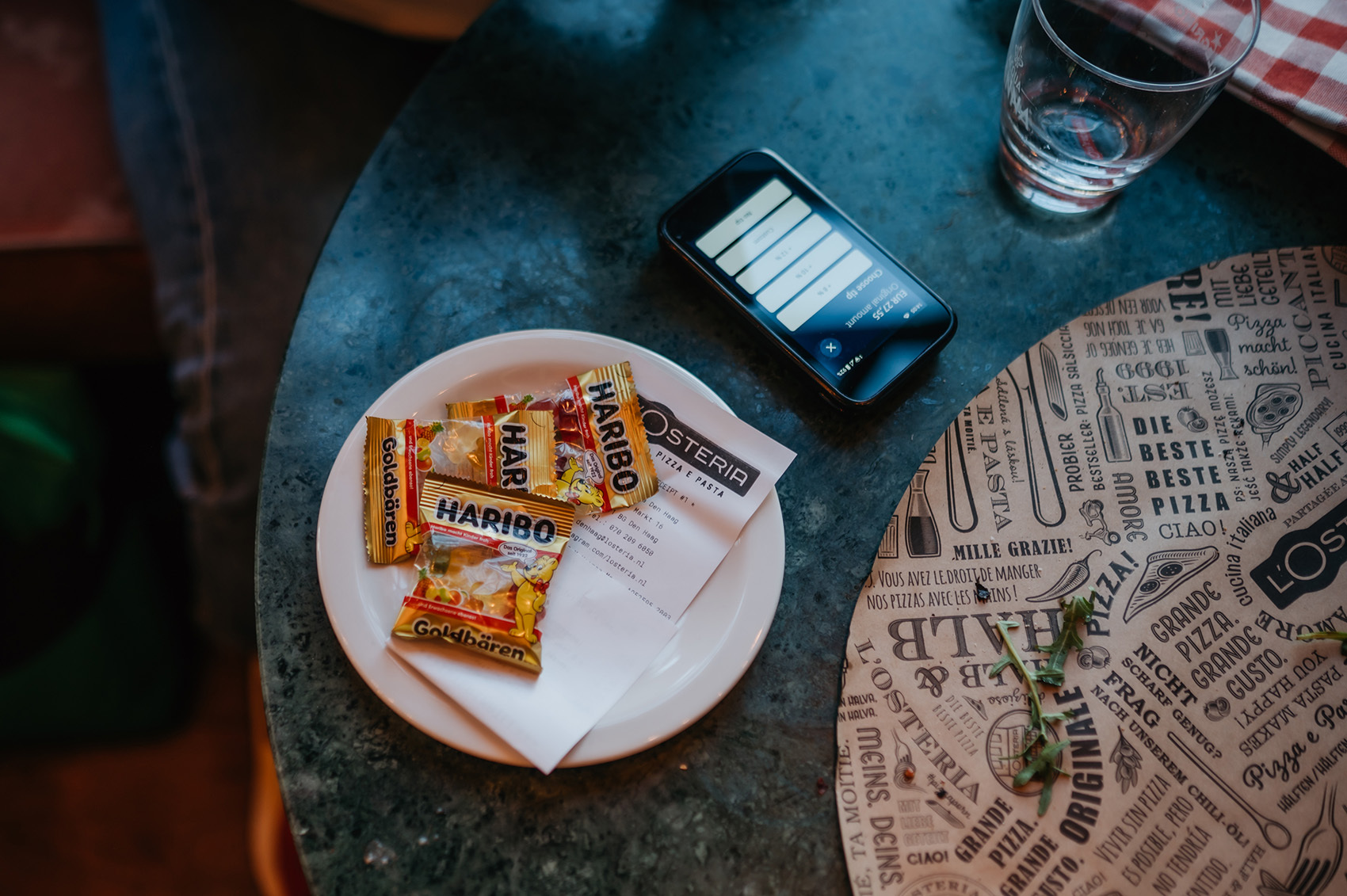 KHN betaling restaurant