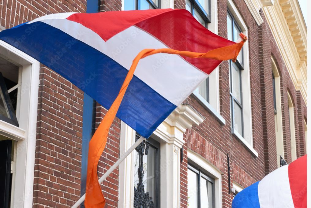 Koningsdag feest oranje vlag