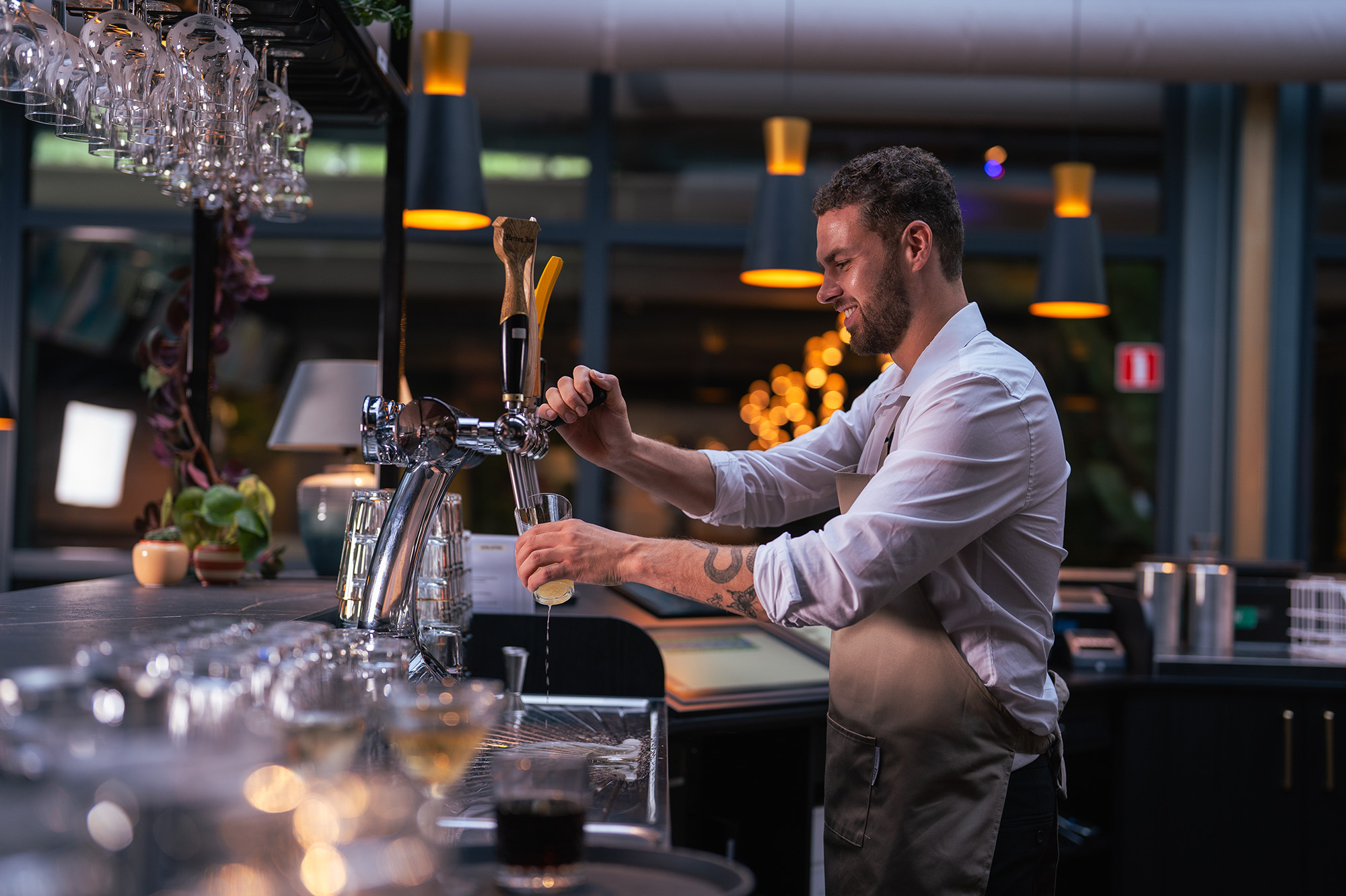 Medewerker bier tap horeca