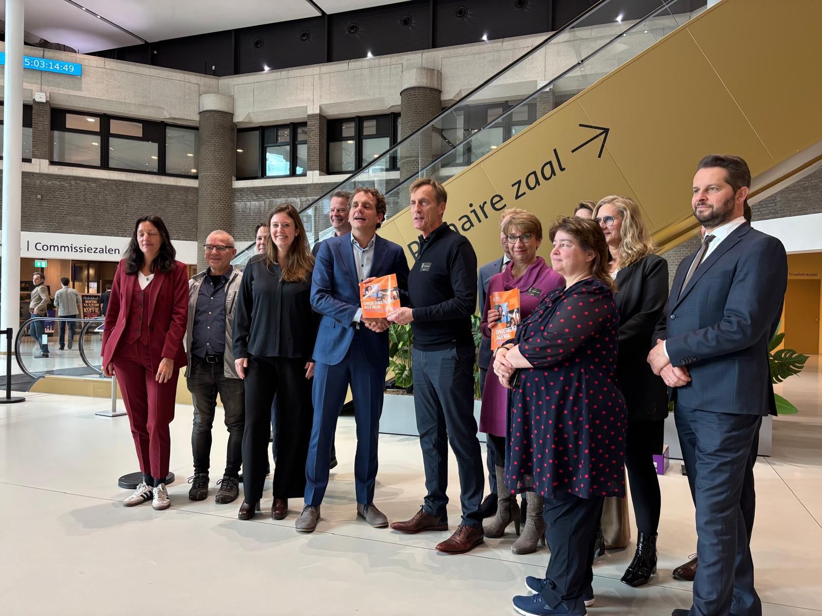 Presentatie ondernemersagenda tweede kamer