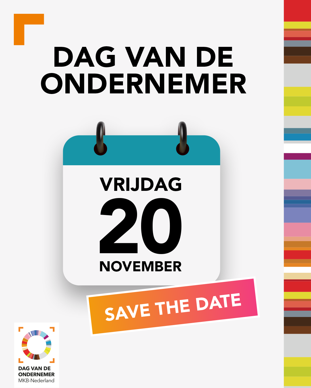 Save the date 2026 Dag van de Ondernemer