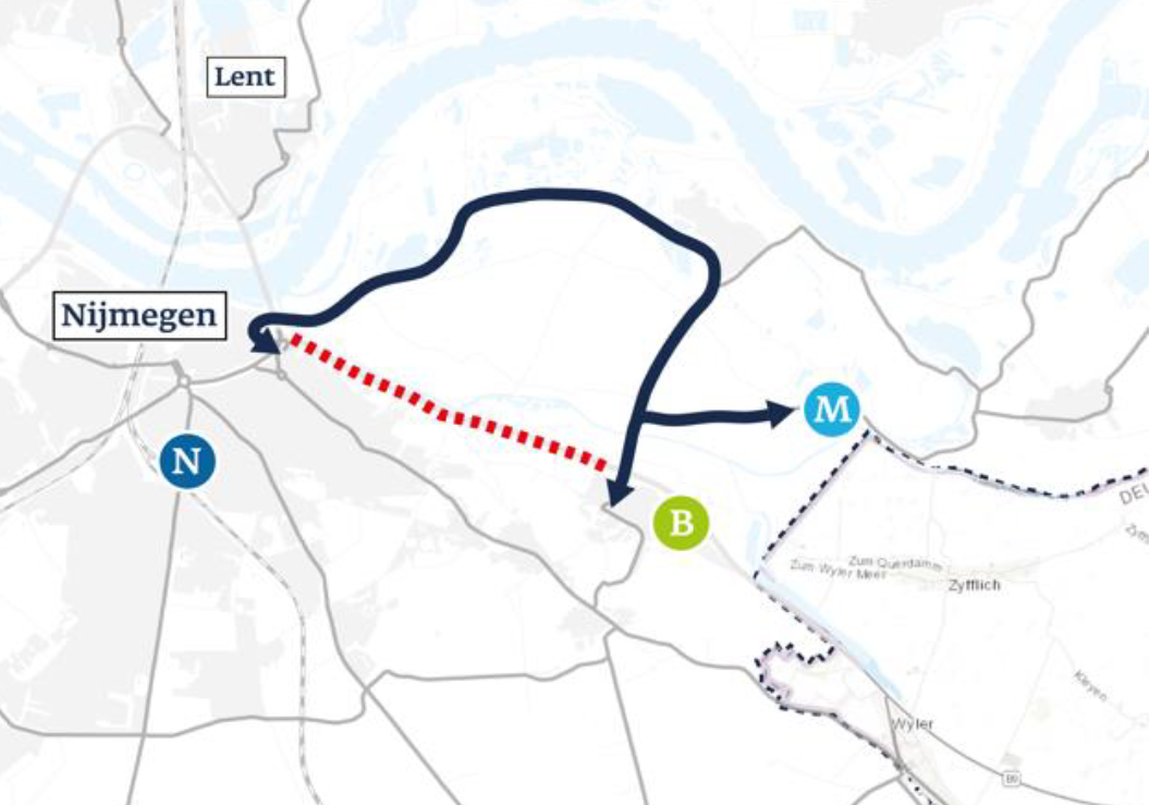 Schermafbeelding Ubbergen. Beeld: Provincie Gelderland