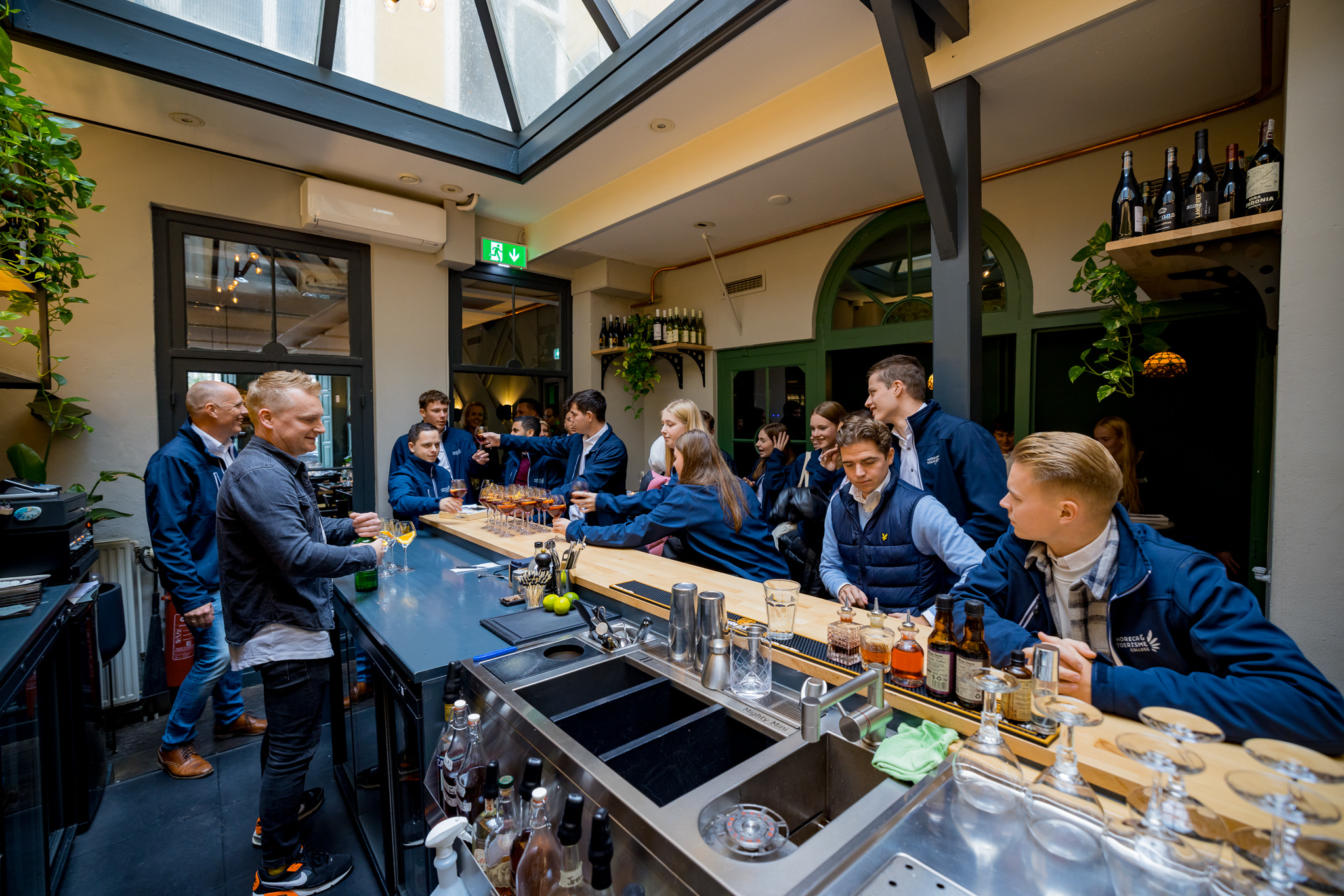 Studenten Horeca Toerisme College ROC Midden Nederland Pand 33 foto Michiel Ton