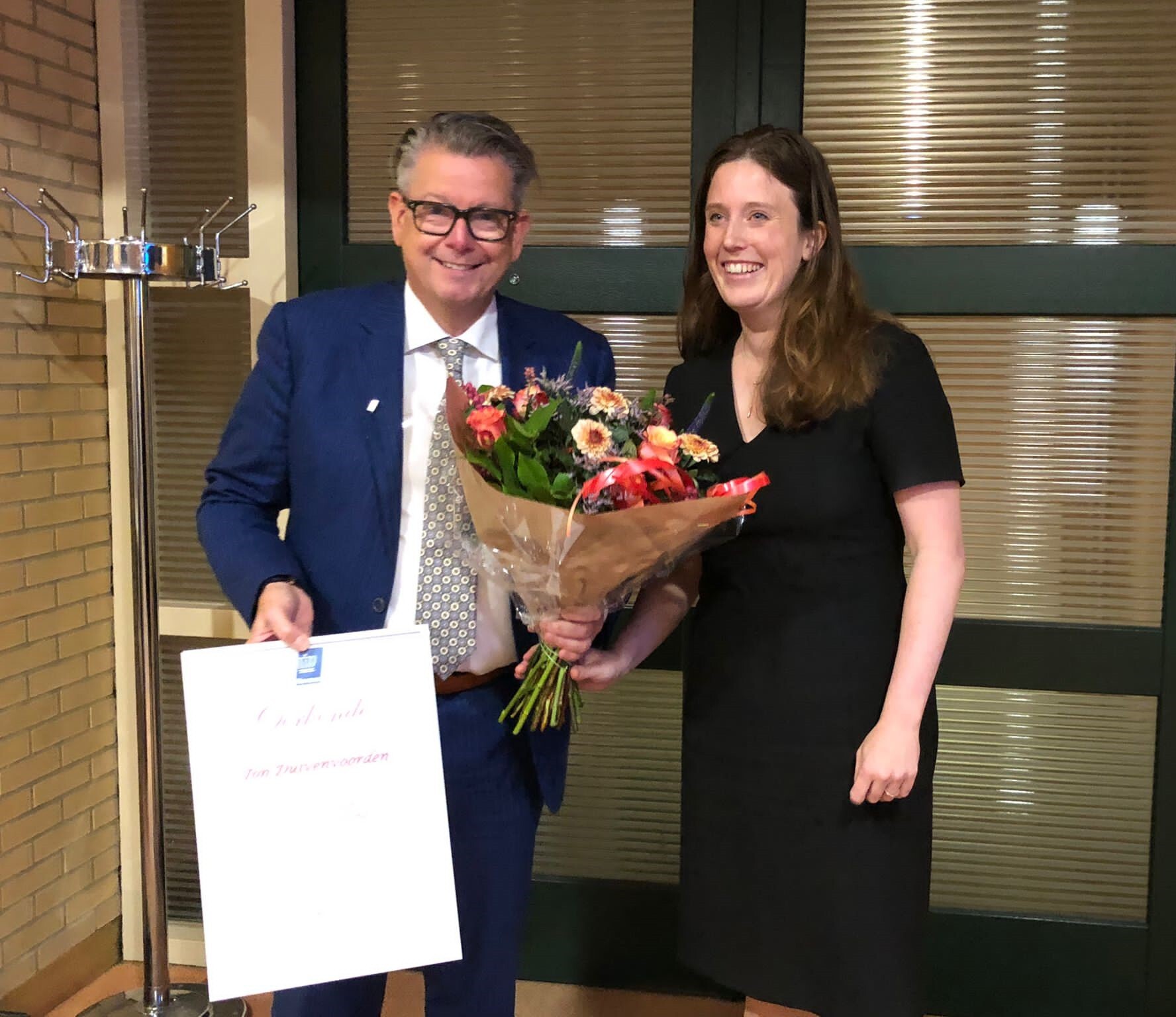 Ton Duivenvoorden benoemt tot lid van Verdienste van de Vereniging