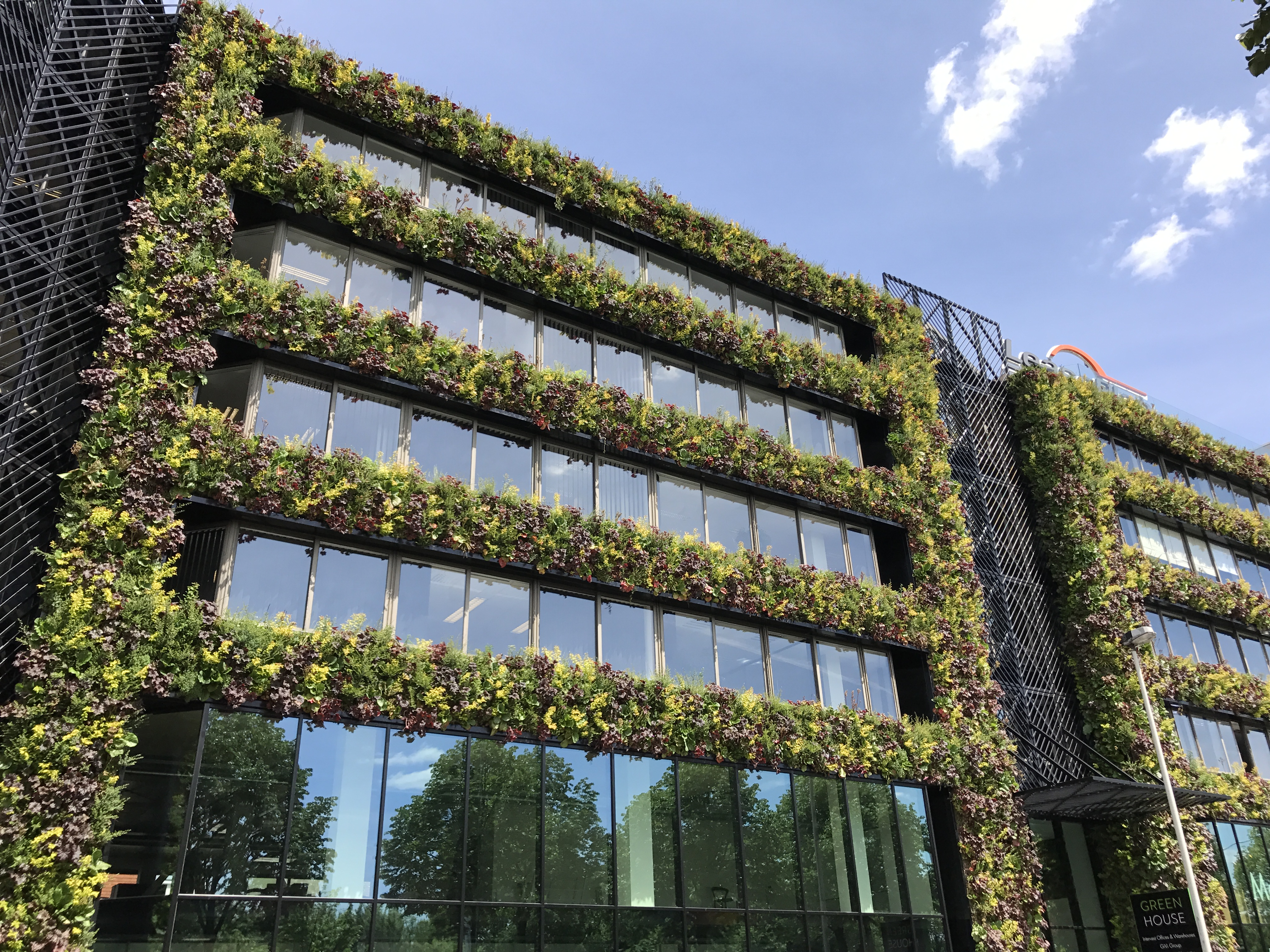 Vergroening bedrijfspand