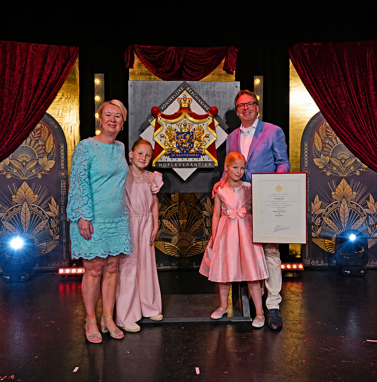 Familie faber met wapenschild getuned