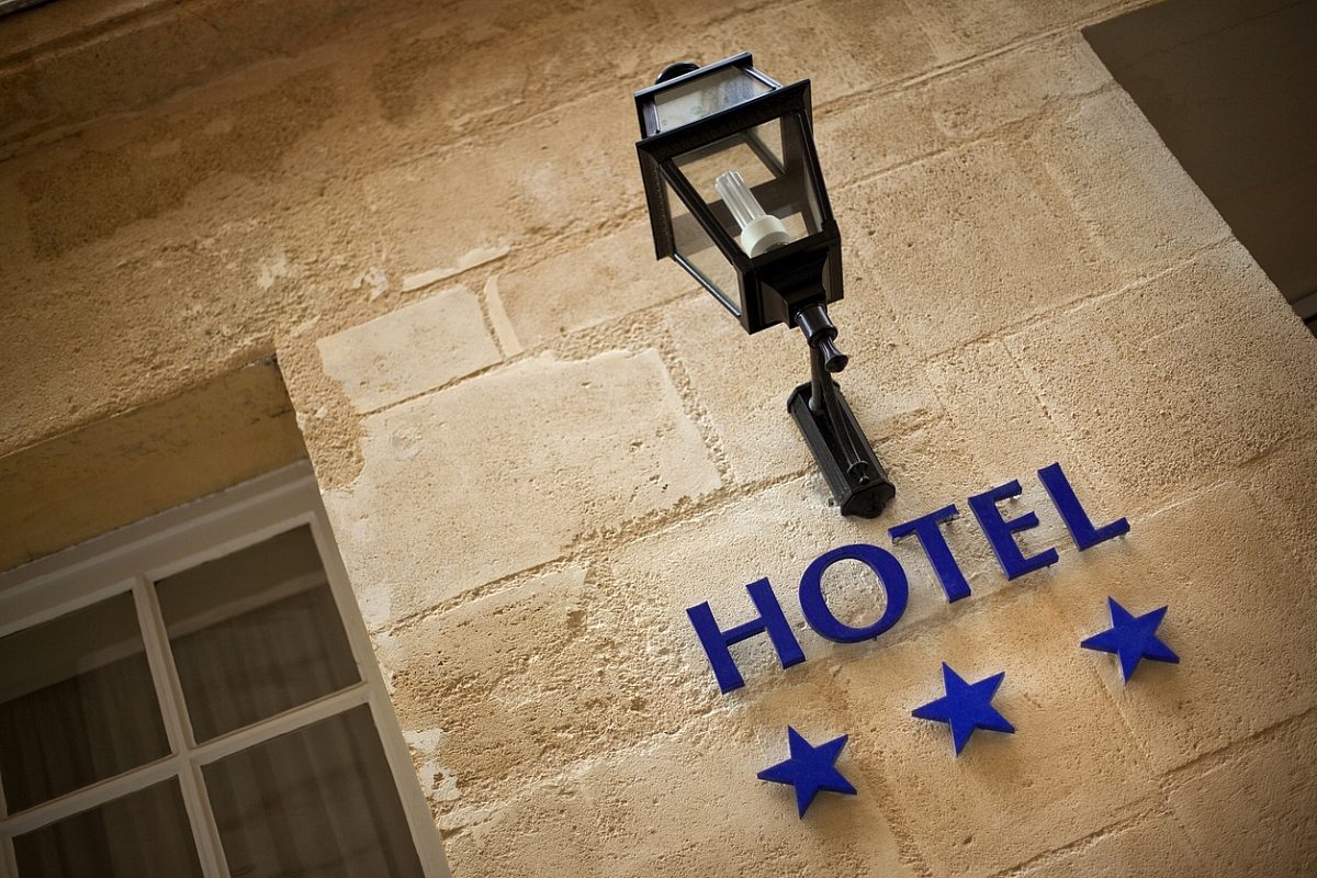 Facade of a 3-star hotel