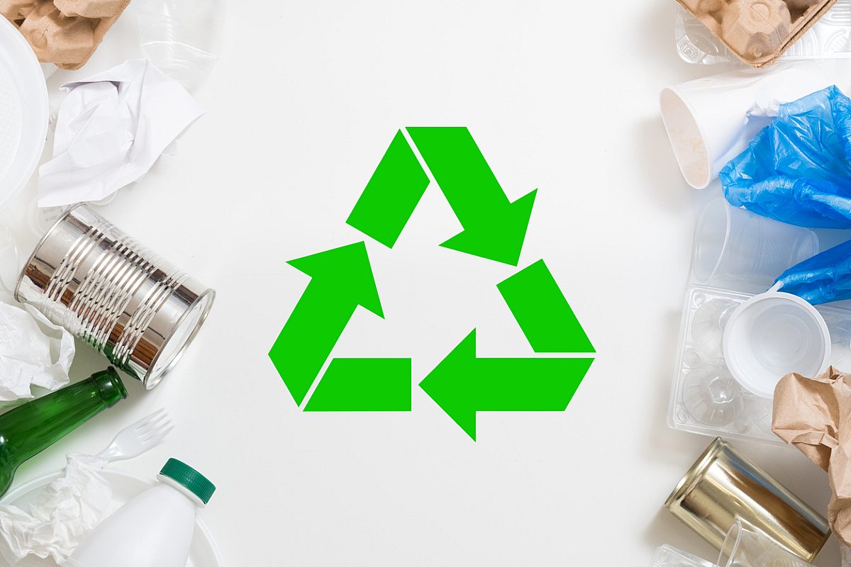 Recycling plastic afval