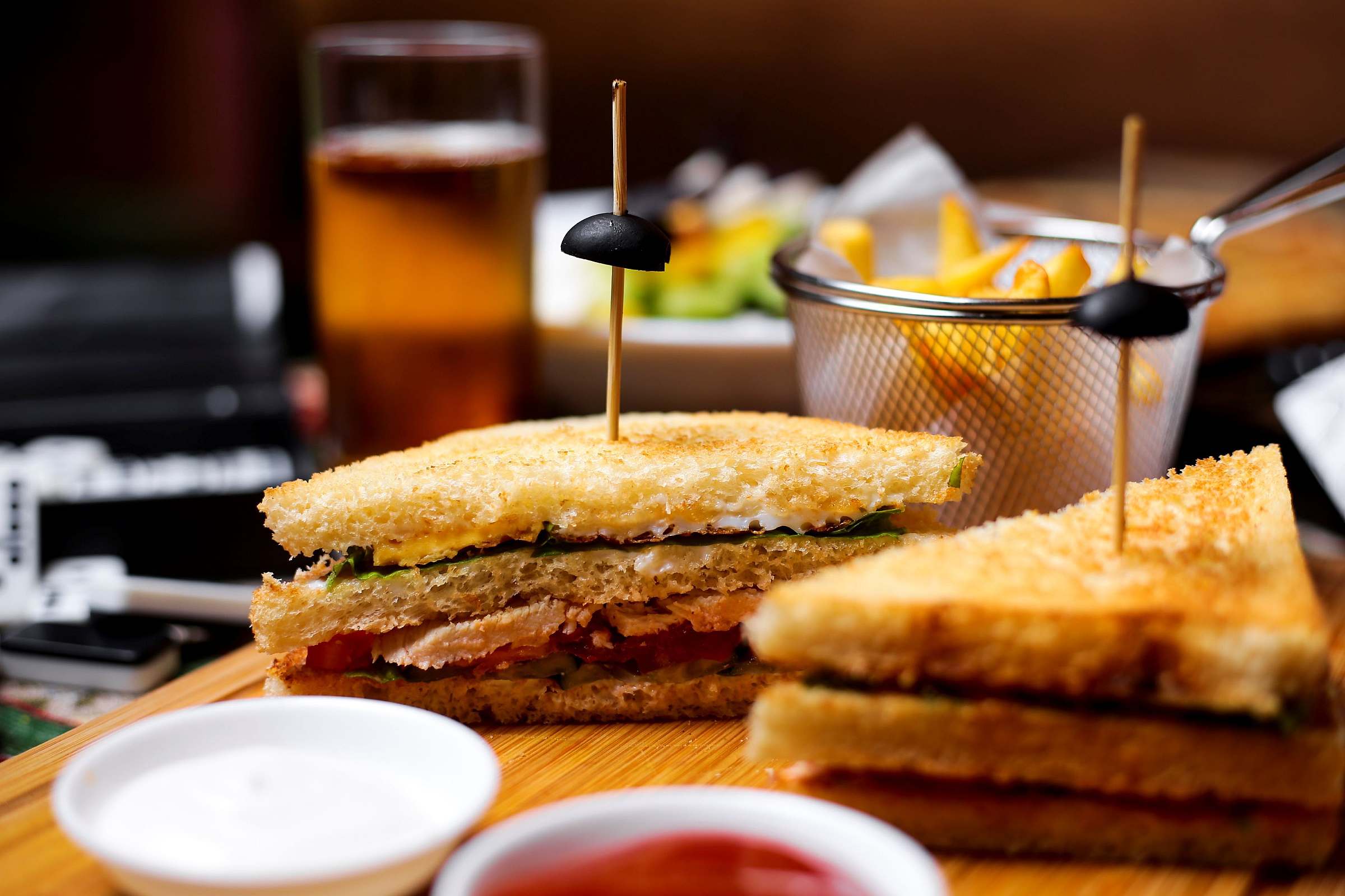 Sandwich lunch restaurant eten