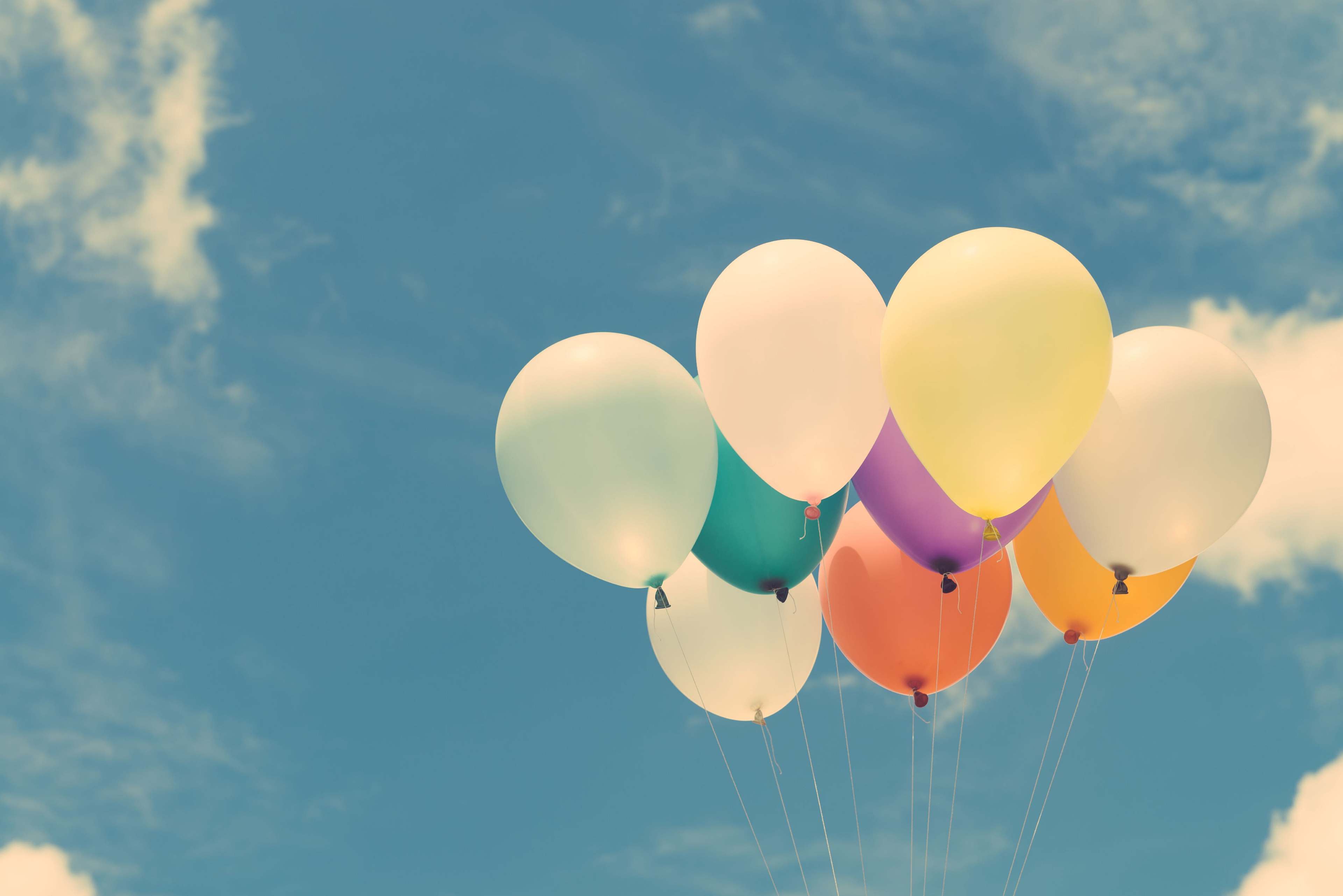 Ballonnen buiten feest