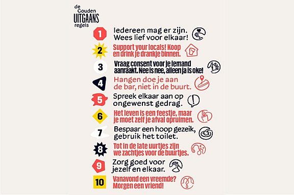 De Gouden Uitgaansregels Haarlem