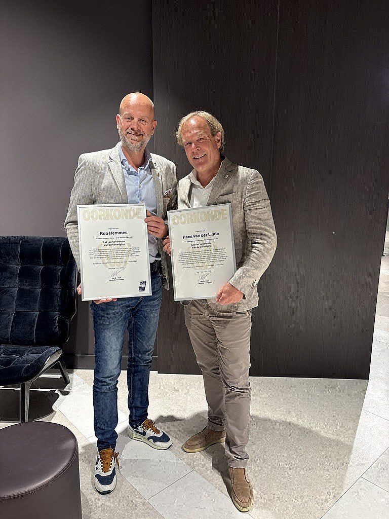 Hans van der Linde en Rob Hemmes
