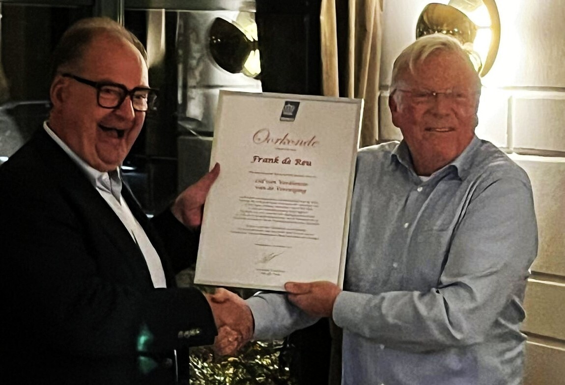 Frank de Reu Lid van Verdienste KHN