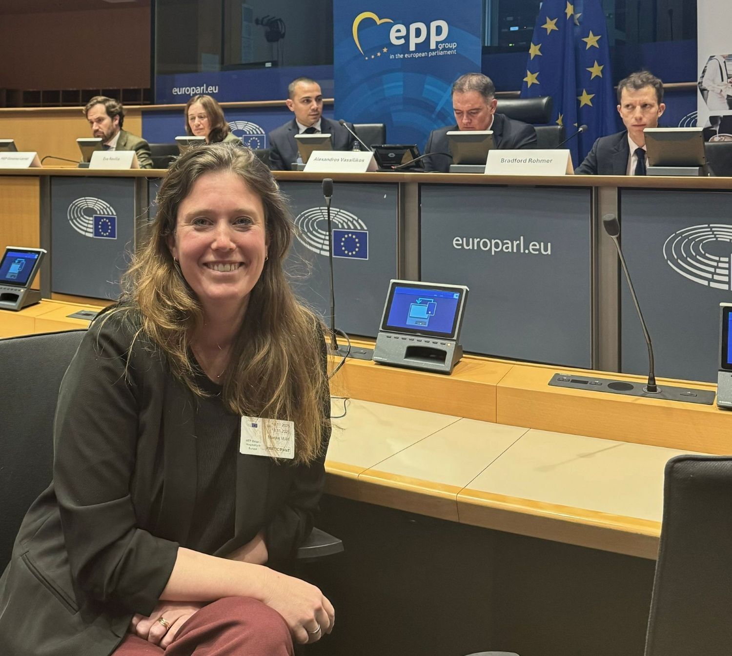 HOTREC Europees Parlement Marijke Vuik