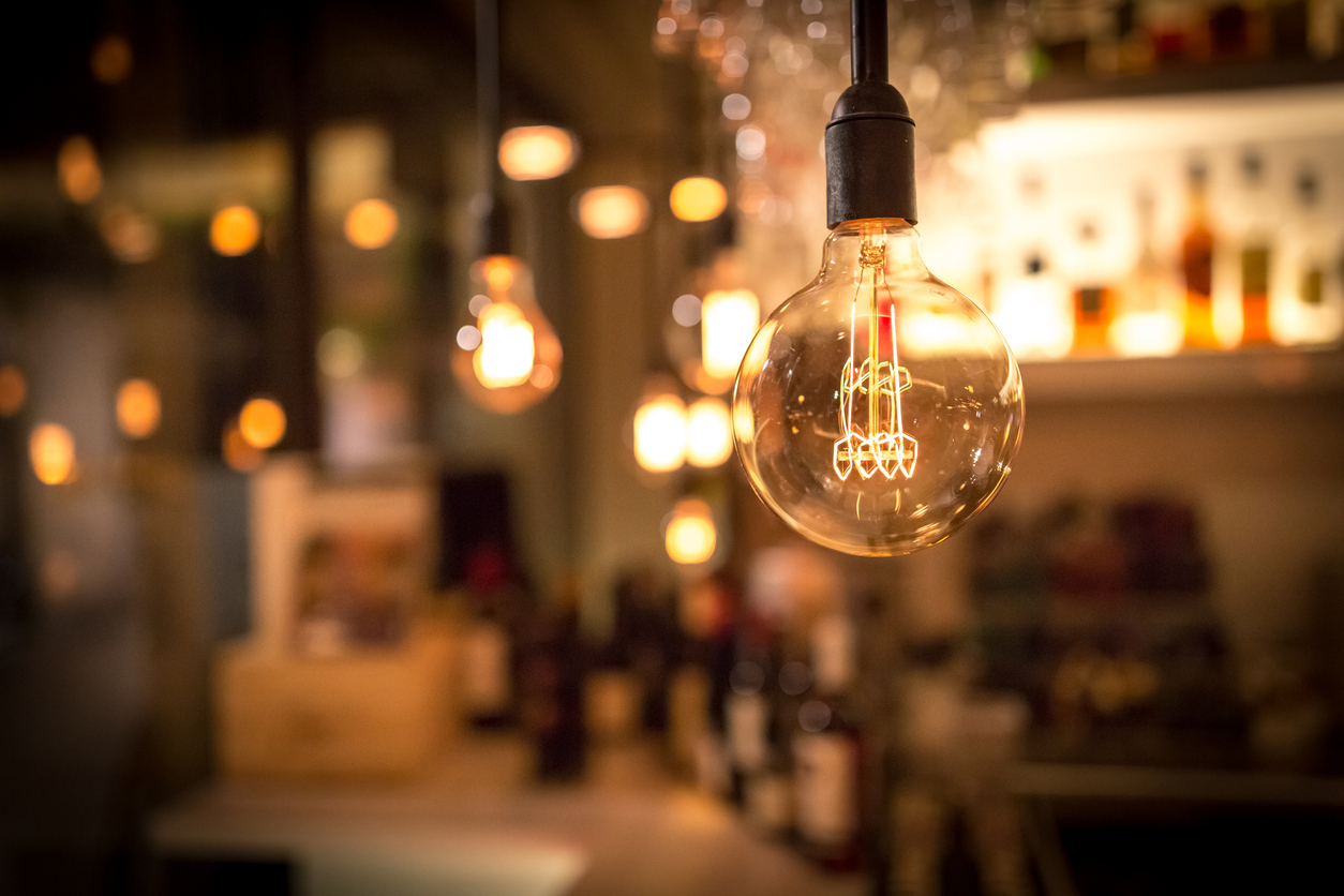 Energie lampen horeca