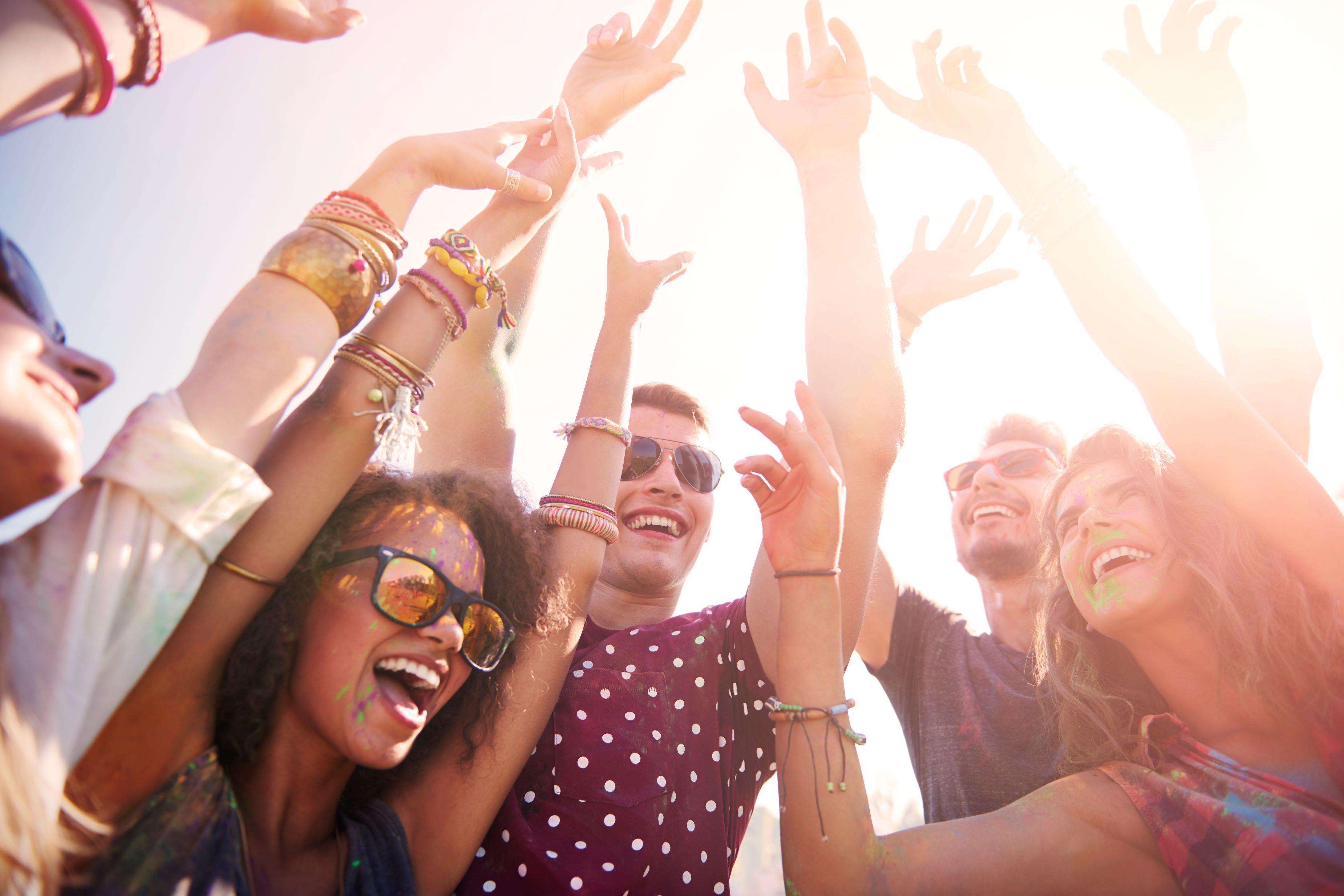 Evenement festival dansen blij