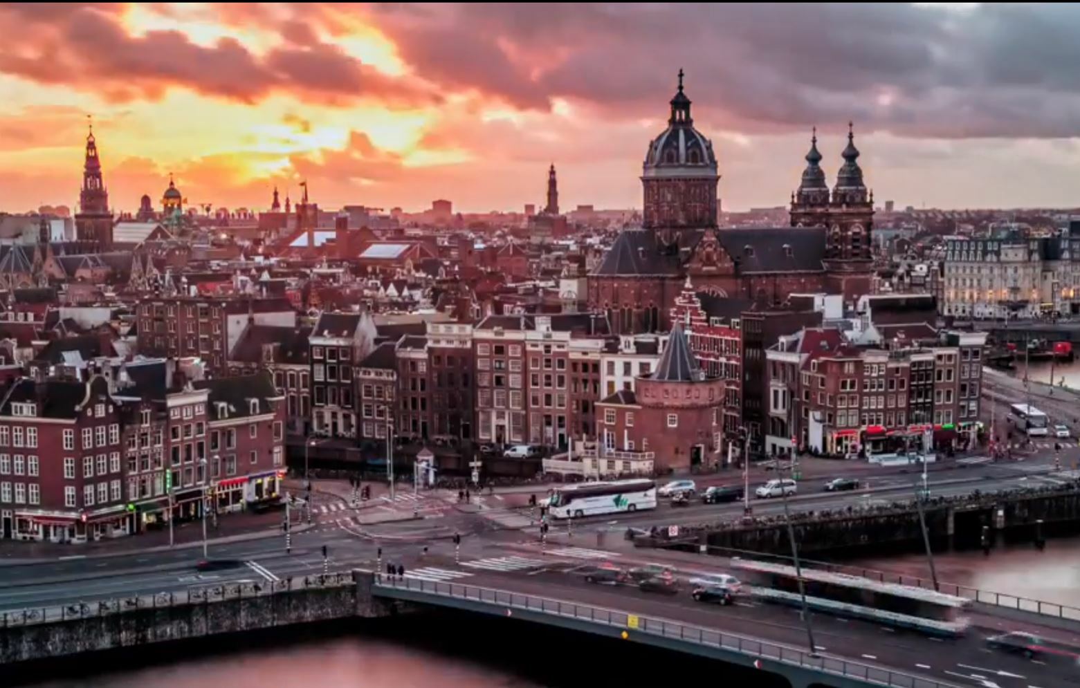 Amsterdam centrum schemer