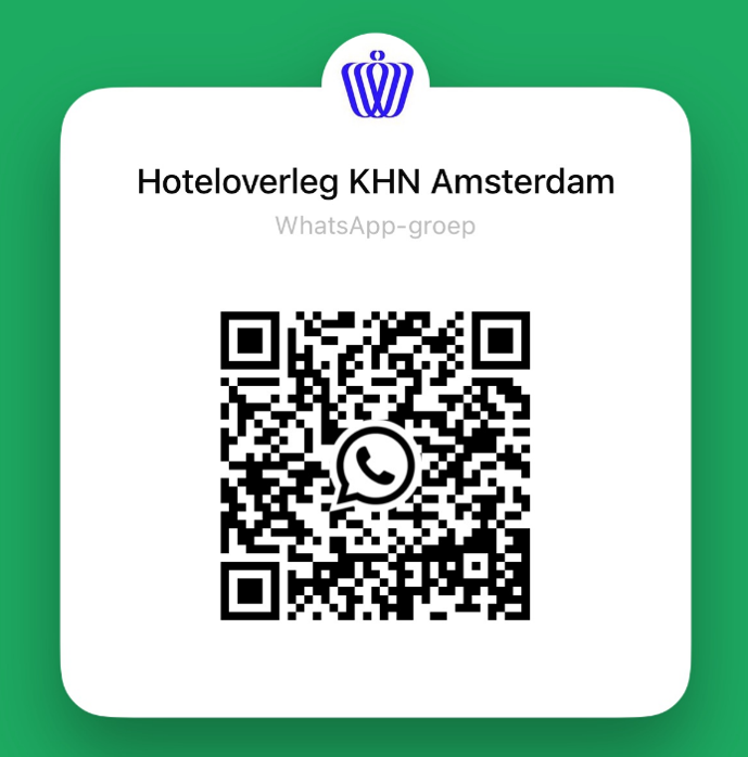 Hoteloverleg KHN Amsterdam
