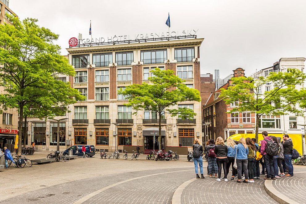 Hotel Krasnaposky Amsterdam KHN inspiratietour 14 juni 2016 gevel pand