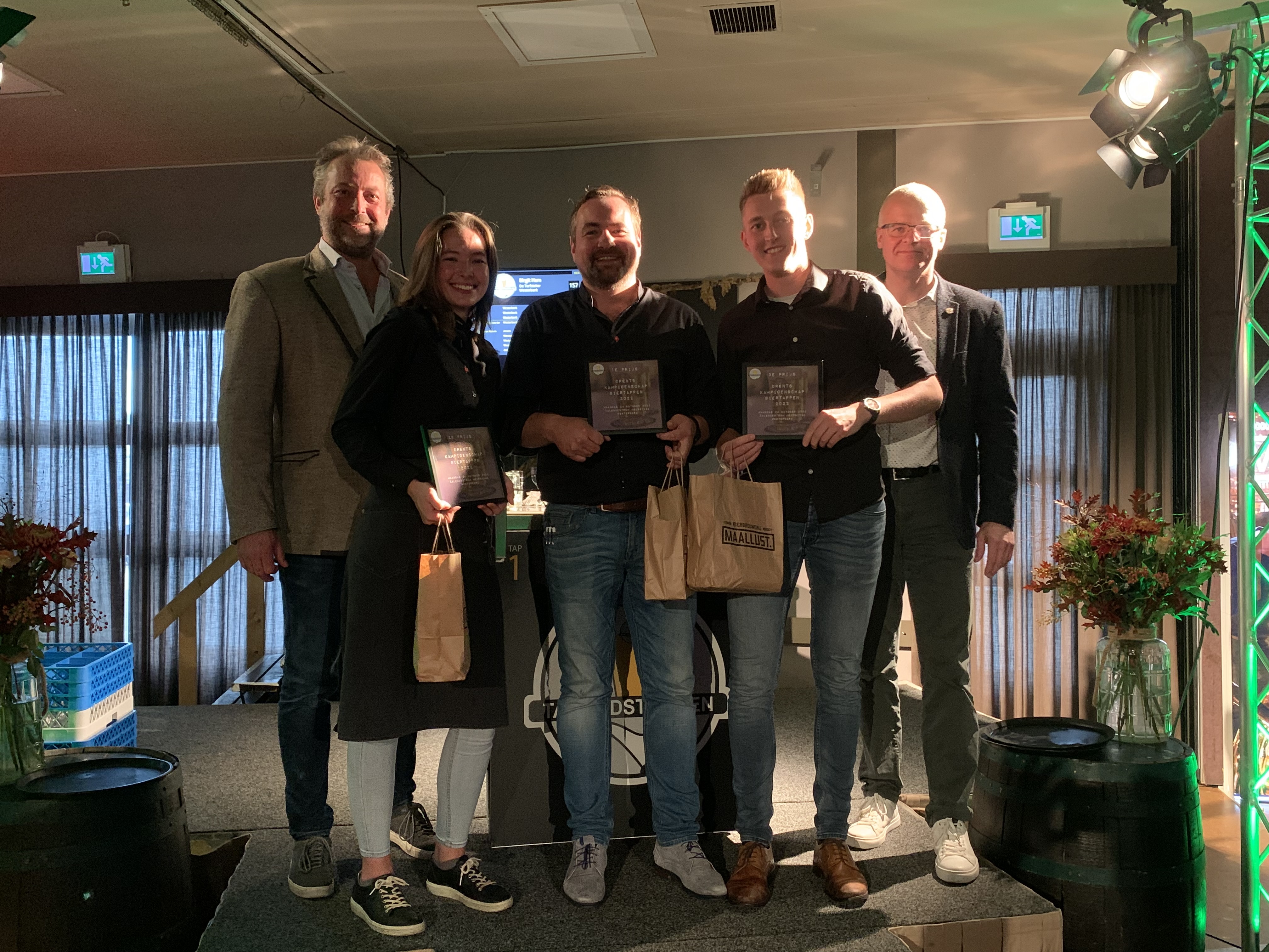 Foto winnaar Drentse biertapwedstrijd