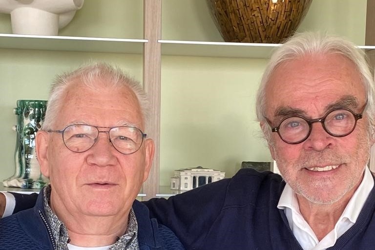 Jan Wiebe en voorzitter KHN Arnhem Renkum