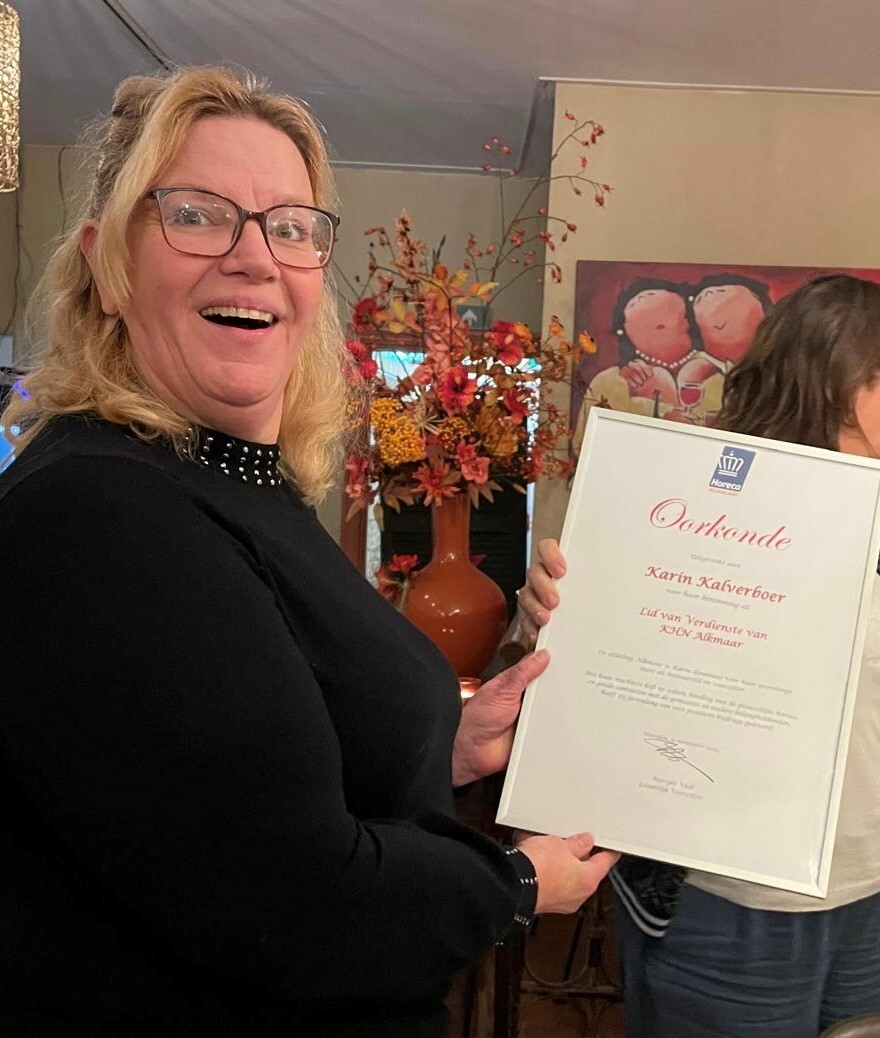 Karin Lid van Verdienste KHN Alkmaar