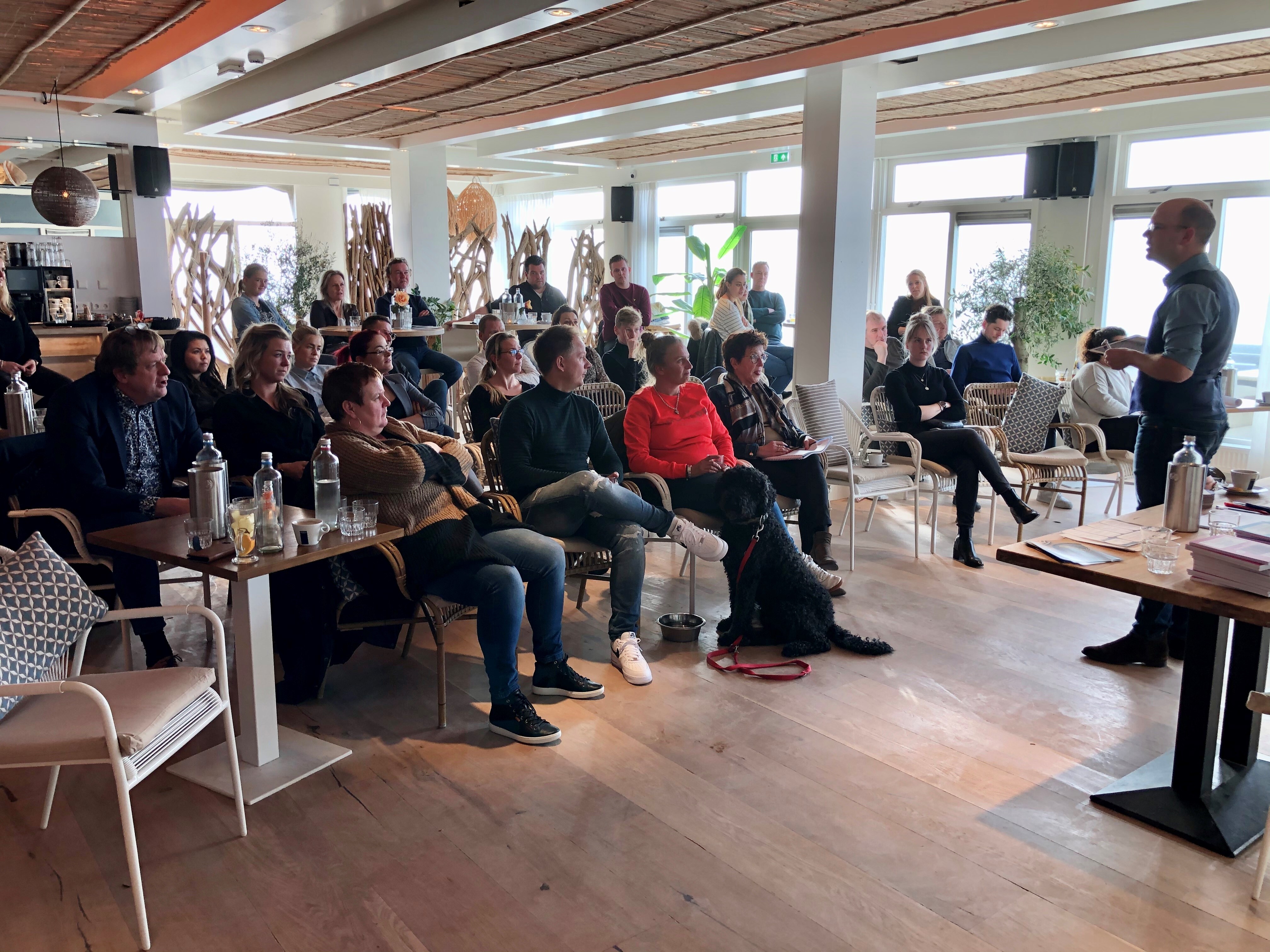 Wouter Verkerk tijdens ALV Castricum 2020