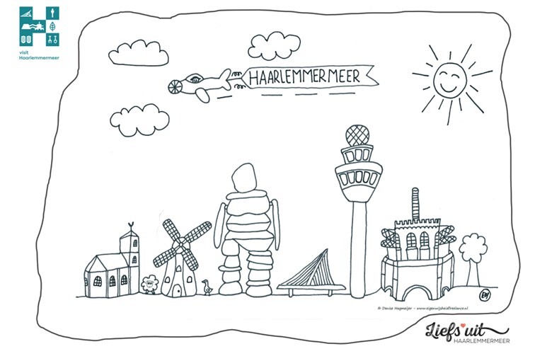 Kleurplaat Haarlemmermeer