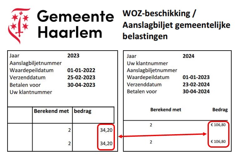 WOZ beschikking Haarlem 002