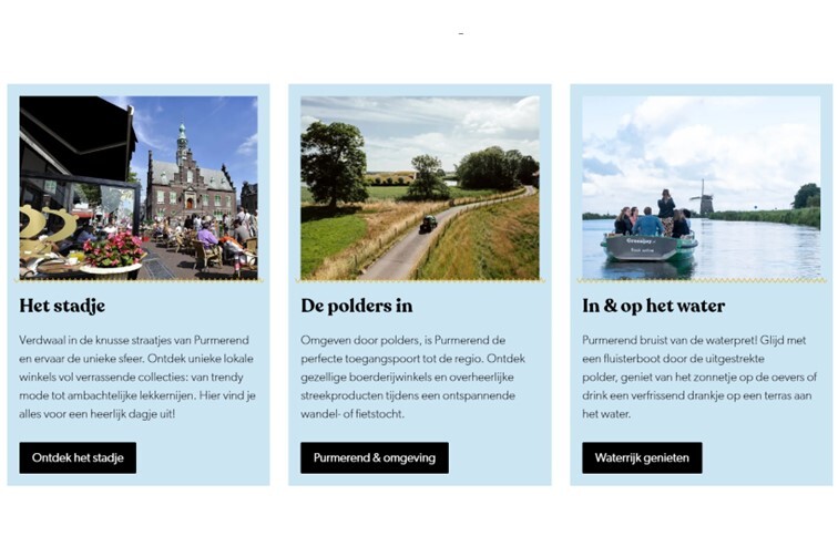 Nieuwe site VVV Purmerend