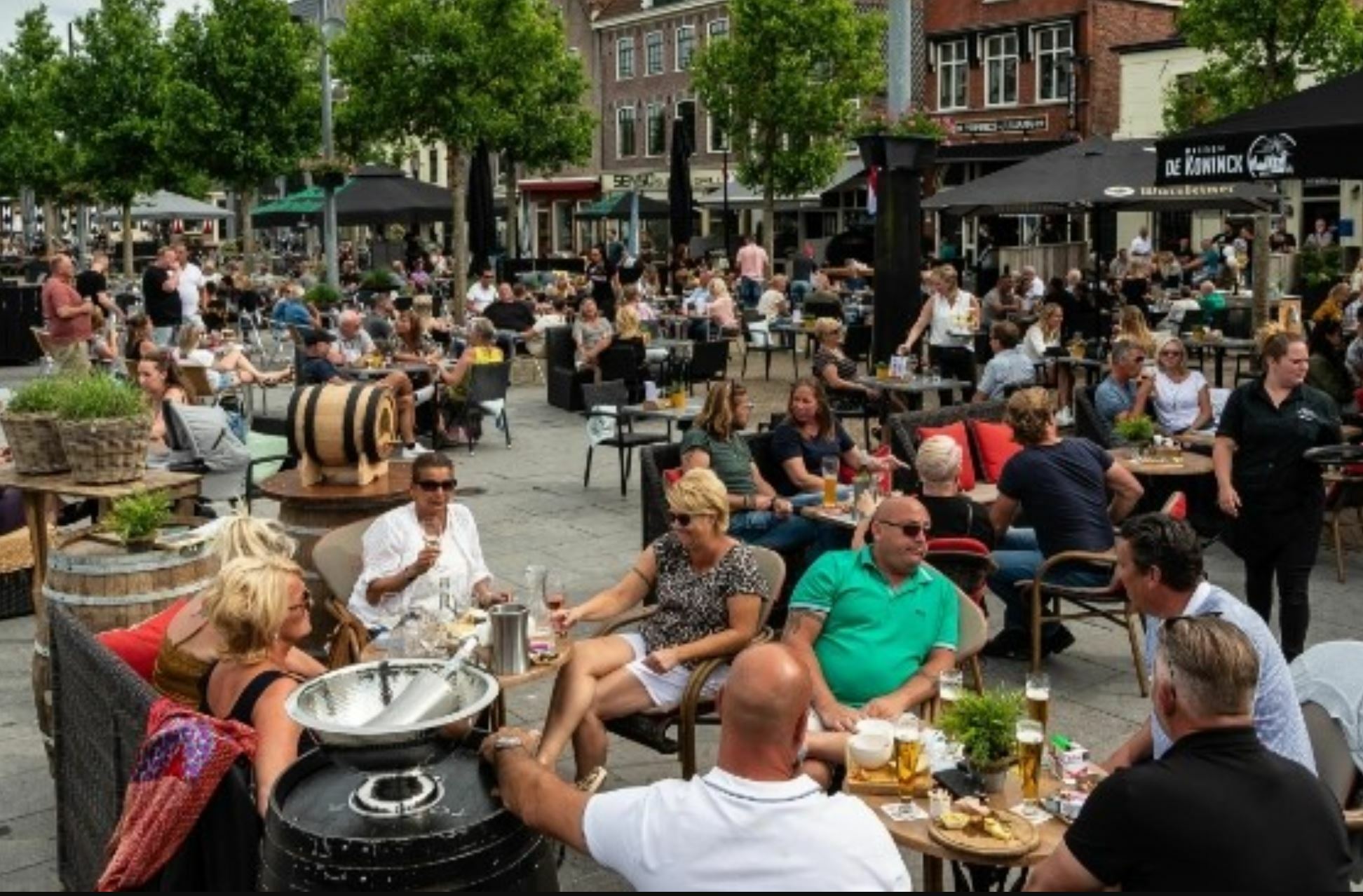 Purmerend terras vol