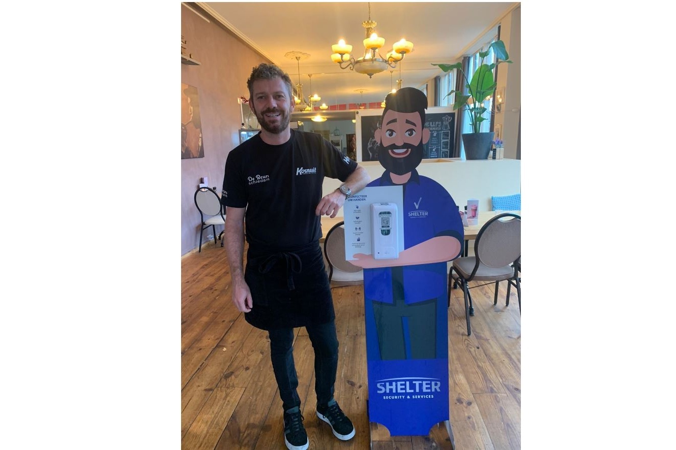 Schiedam desinfectiepaal Cropped