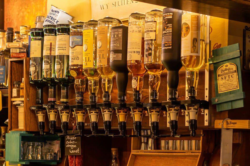 Patricks whiskybar whiskyflessen