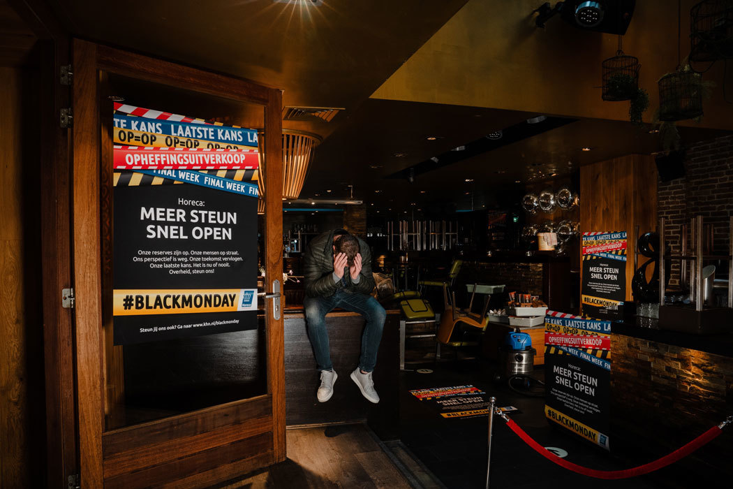 Cafe in uitverkoop blackmonday