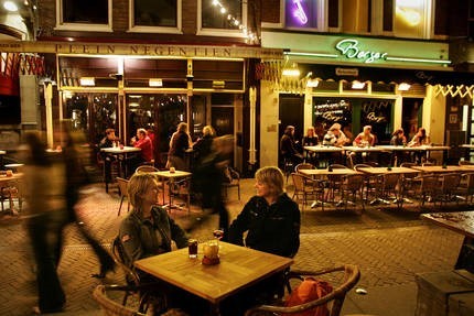 Veiligheid nacht op terras