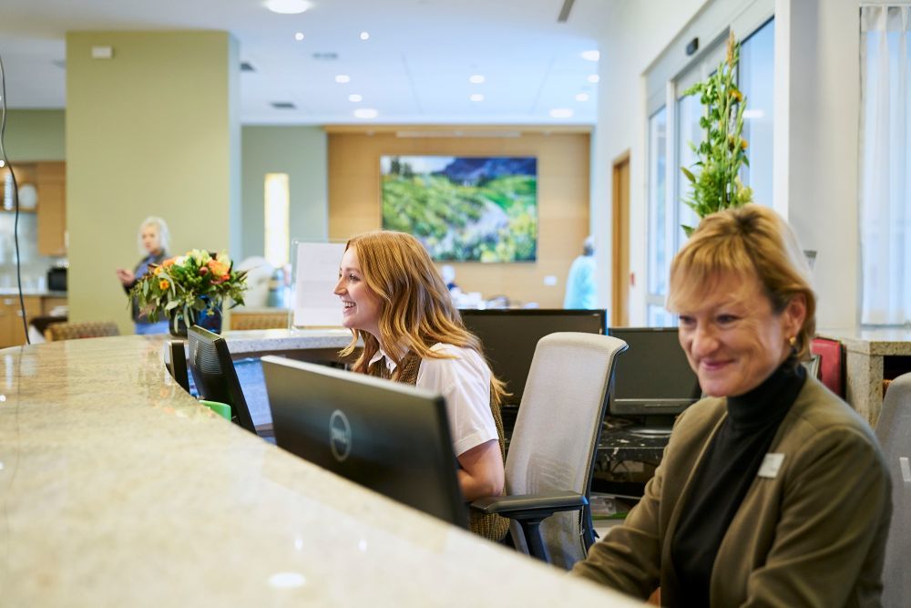 Receptie verzorginghuis