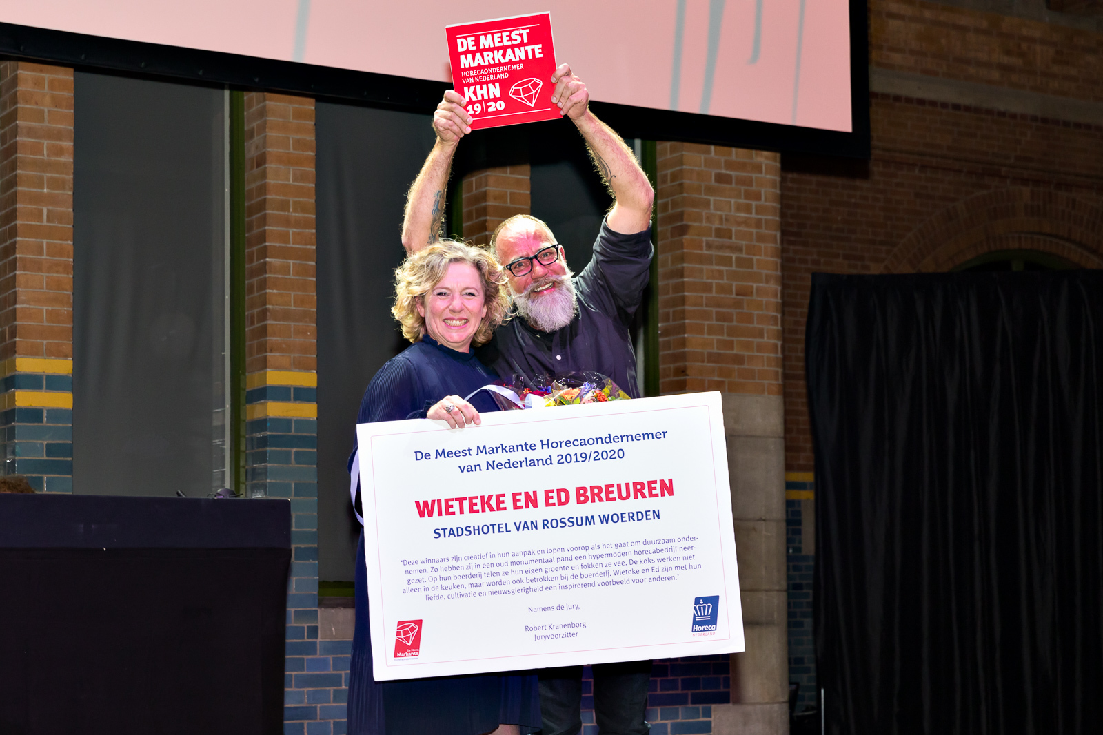 Winnaar Meest Markant Wieteke en Ed Breuren Stadshotel Woerden