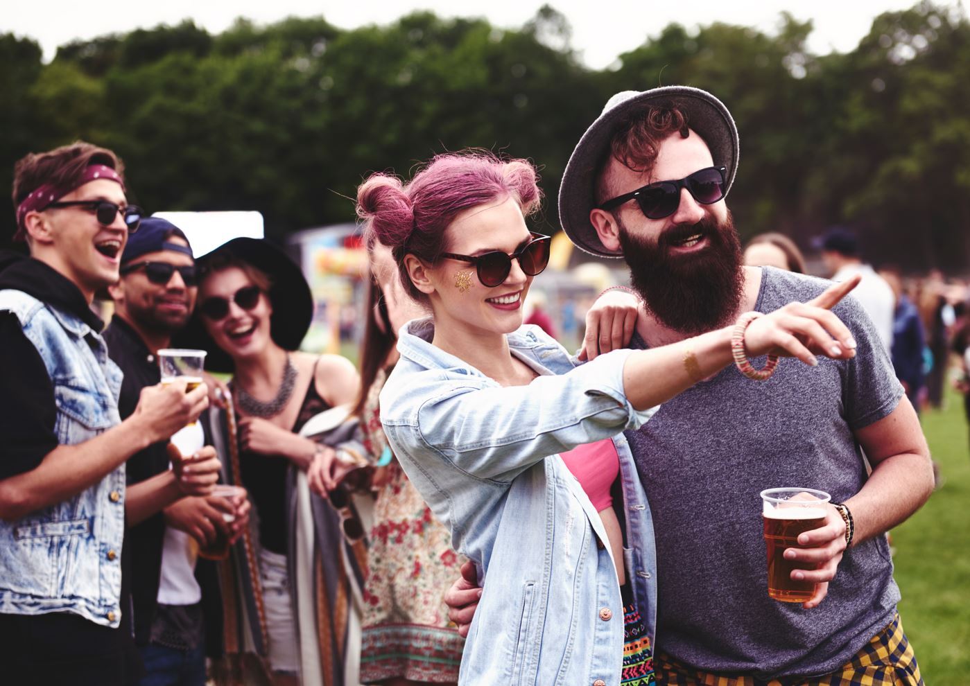 Festival buiten bier