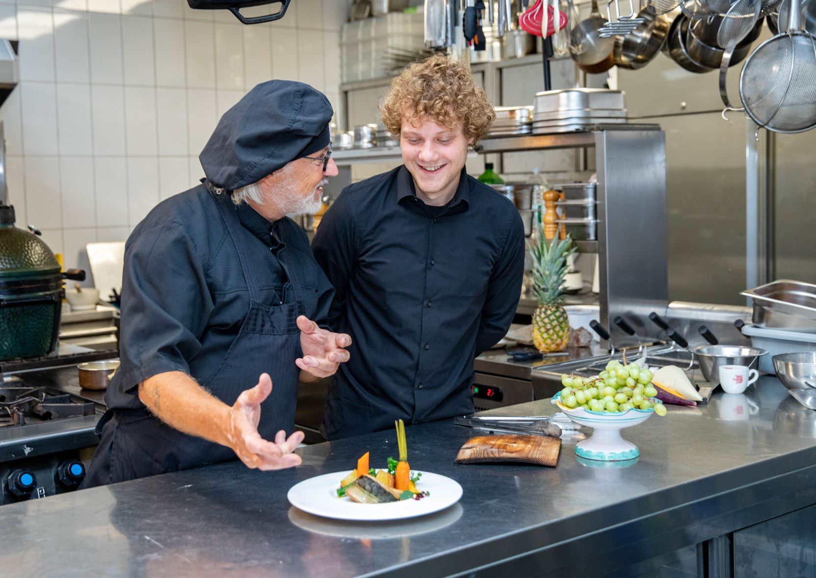 Keuken leerling leidinggeven