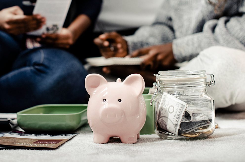 Geld spaarpot ondernemen