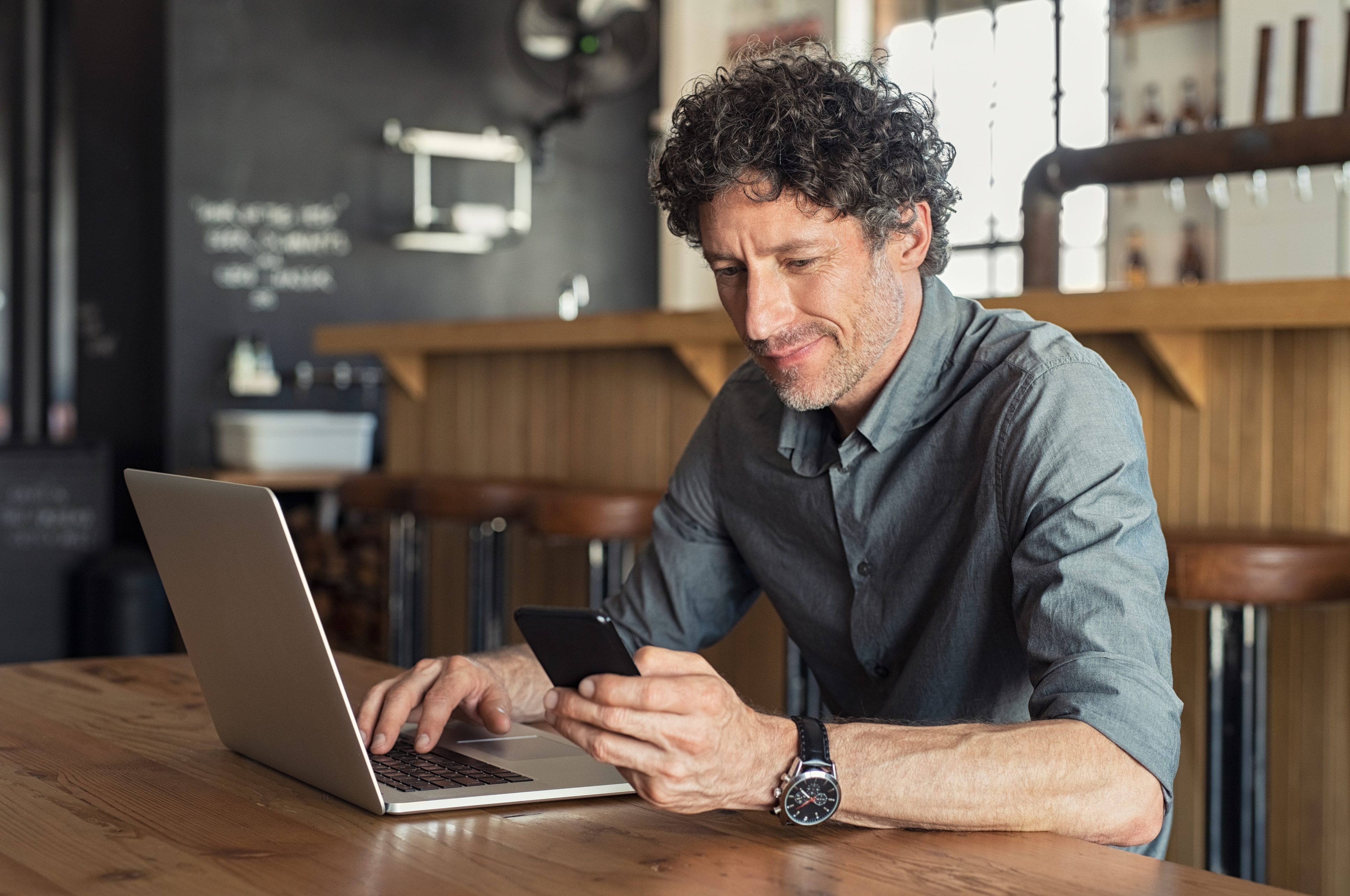 Ondernemer laptop