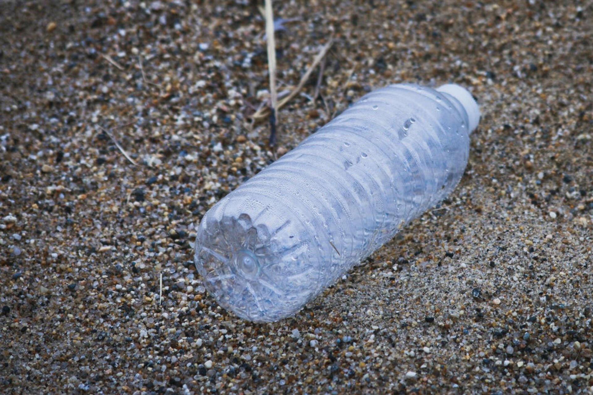 Petfles zwerfafval afval plastic op straat 1050x700