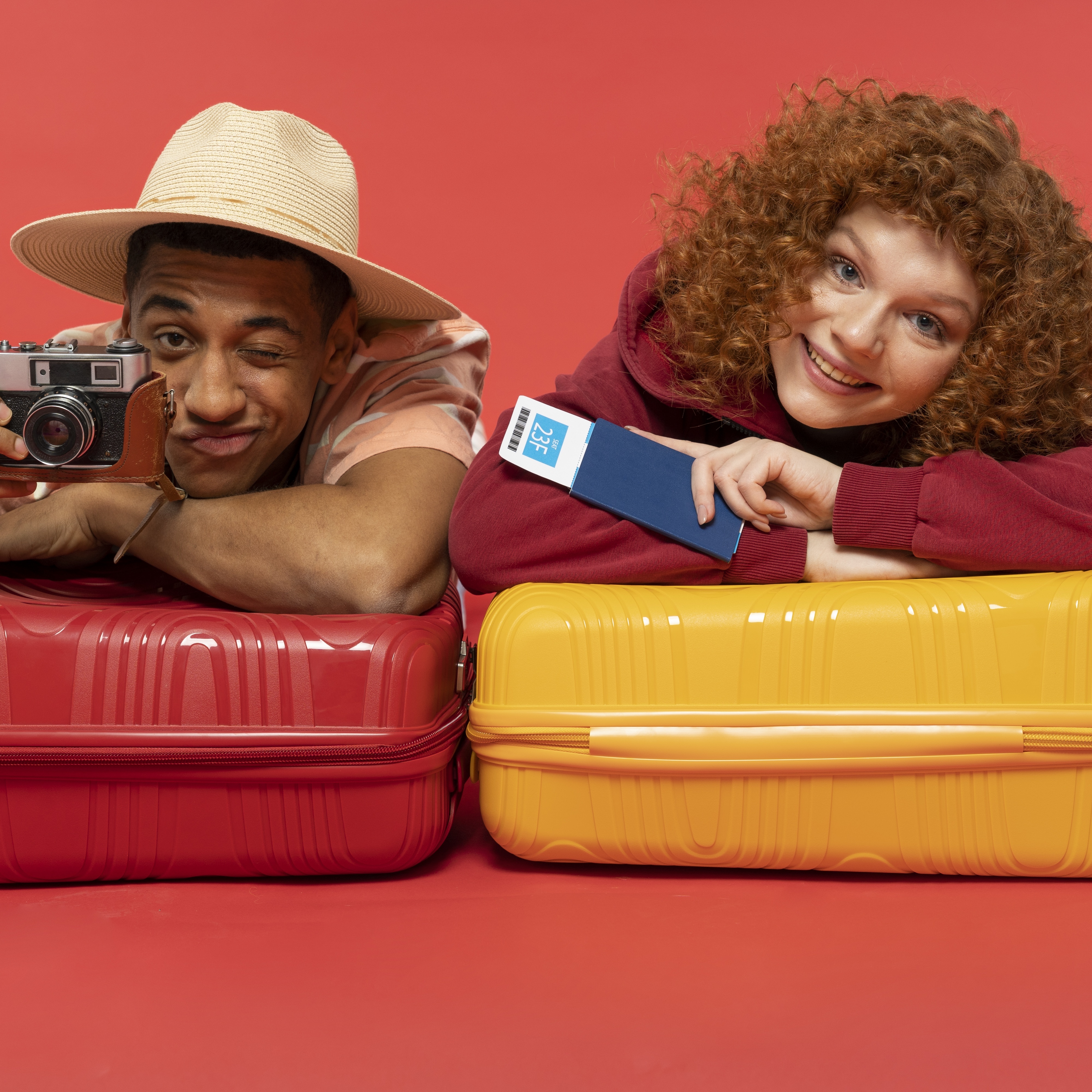 Vakantie koffers Cropped